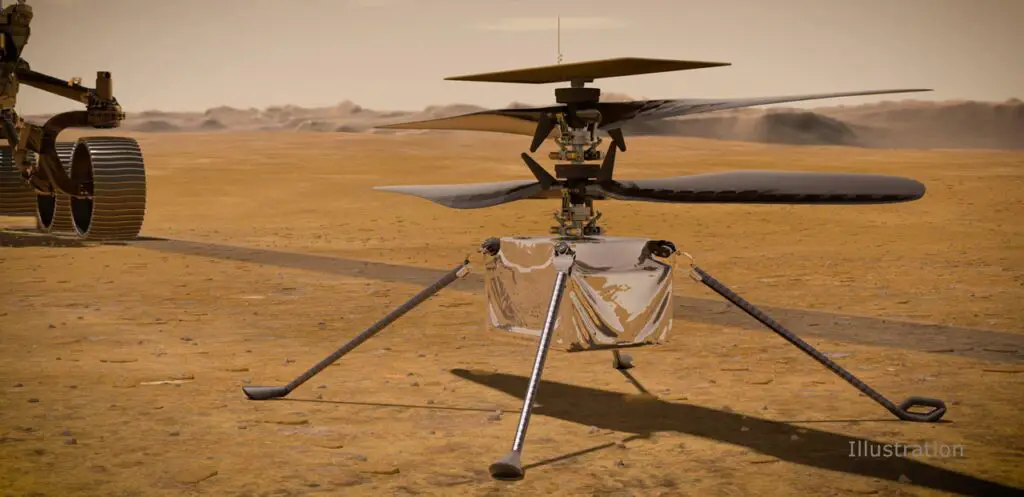 NASA’s Mars Helicopter Reports In