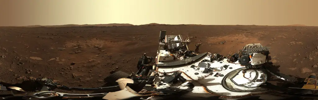 NASA’s Perseverance Rover Gives High-Definition Panoramic View of Landing Site