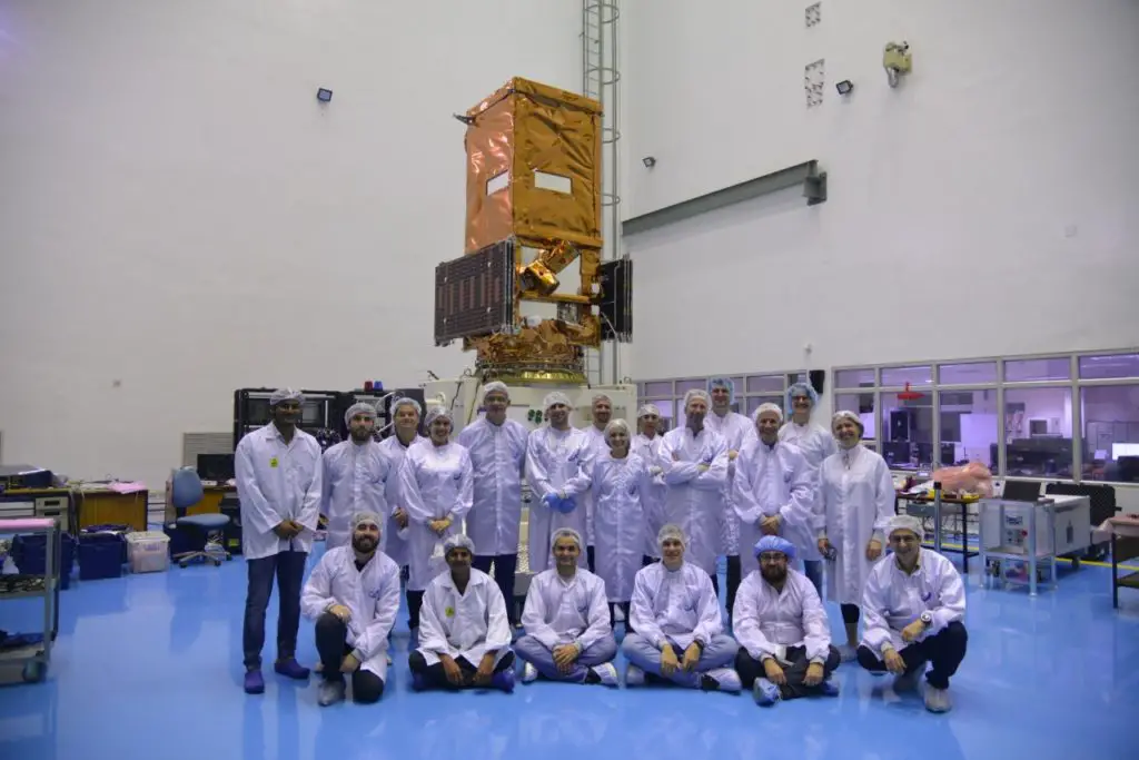 Indian rocket set for liftoff with Brazilian satellite