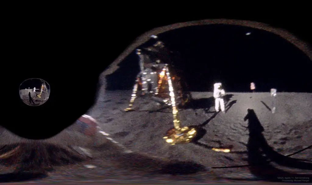 Apollo 11: Armstrong’s Lunar Selfie