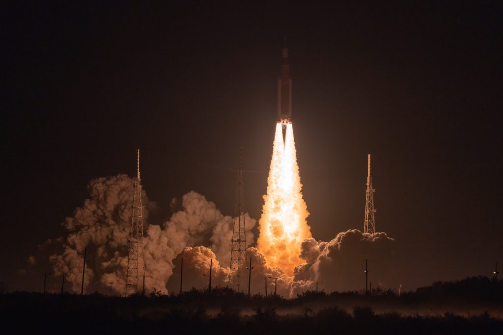 NASA gets its mojo back with a stunning nighttime launch of the SLS rocket