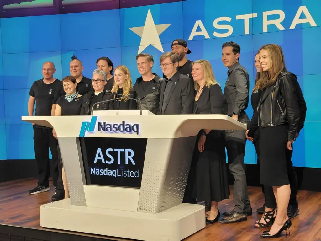 Astra completes first day as a public company ahead of launch ramp-up