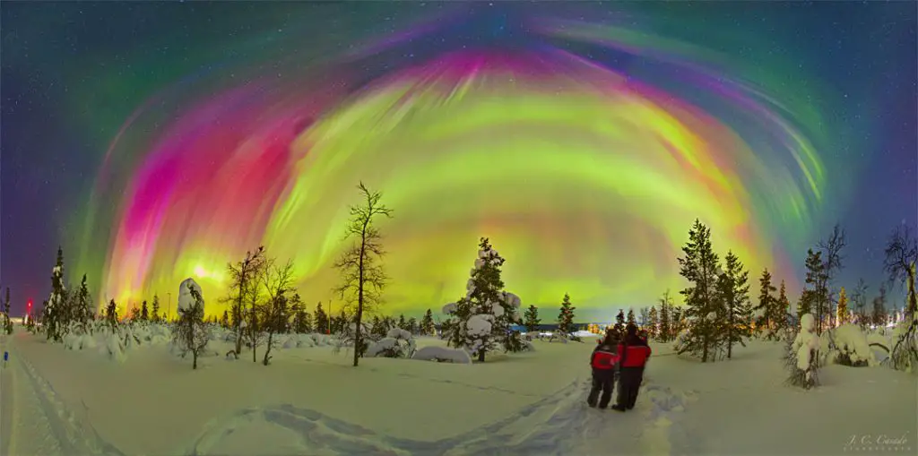 Auroral Storm over Lapland