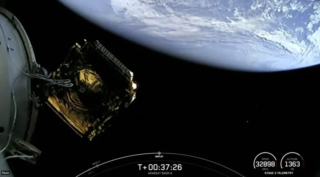 SpaceX launches Badr-8 to bolster Arabsat’s satellite fleet