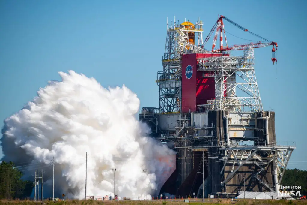SLS Core Stage Green Run validates propulsion system performance and modeling