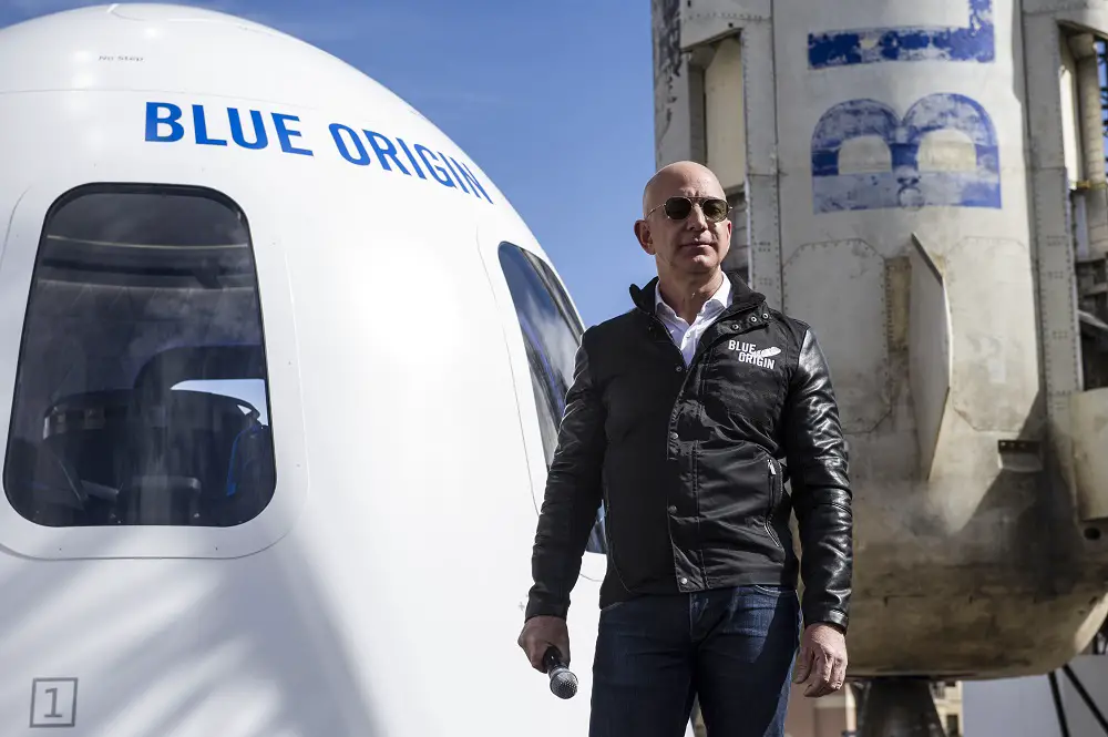 Bezos to go on first crewed New Shepard flight