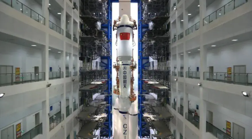 China rolls out Long March 8 rocket for weekend test flight