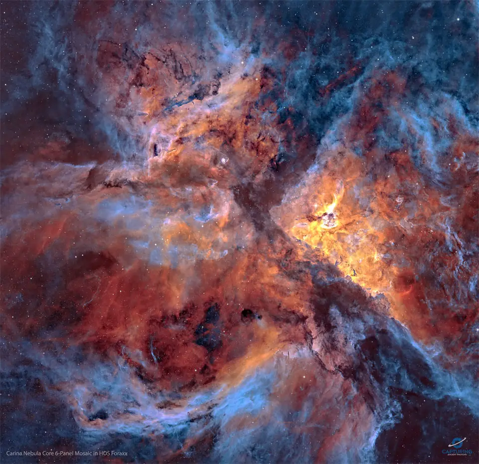In the Core of the Carina Nebula