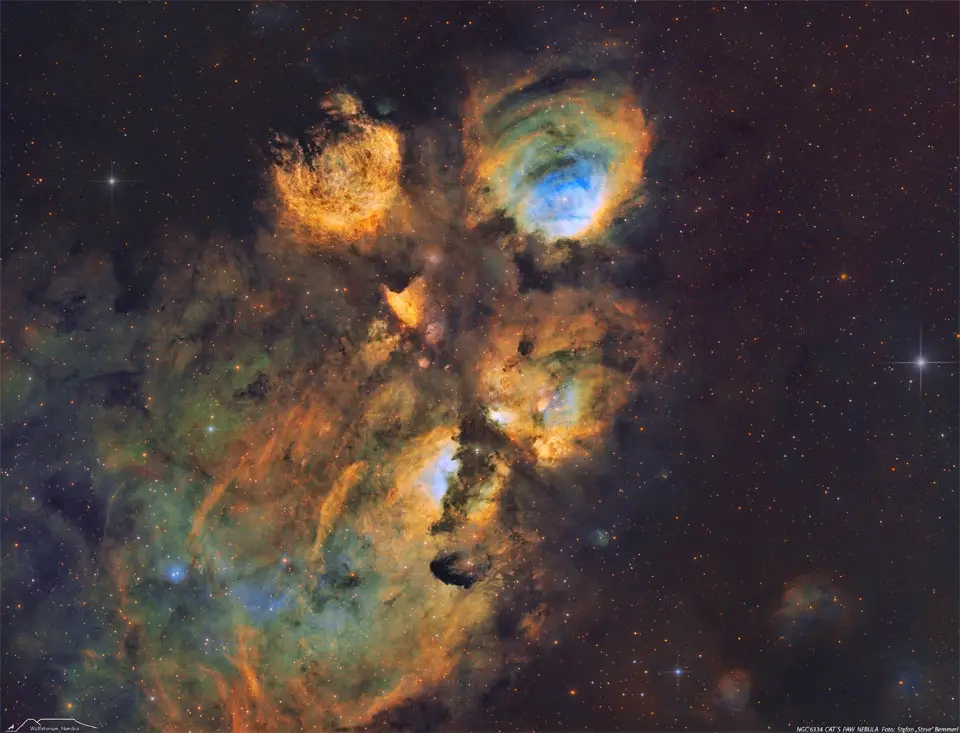 NGC 6334: The Cat’s Paw Nebula