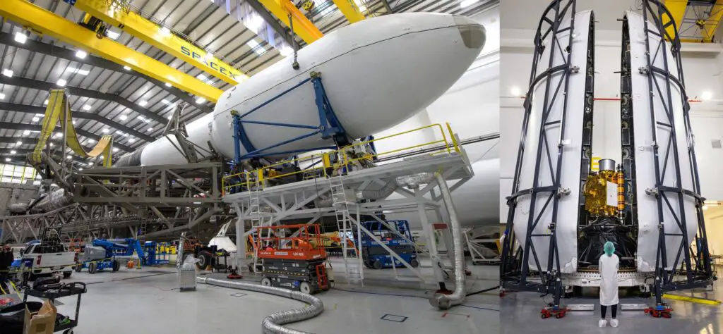 SpaceX encapsulates NASA DART spacecraft for first interplanetary Falcon 9 launch