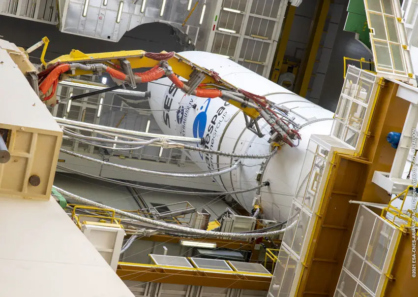 Under watchful eye of NASA, teams prep for final Ariane 5 flight before Webb