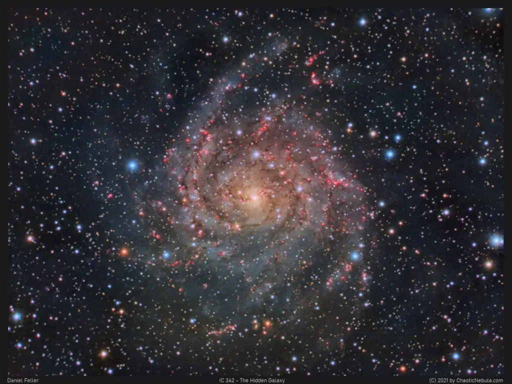 IC 342: The Hidden Galaxy in Camelopardalis
