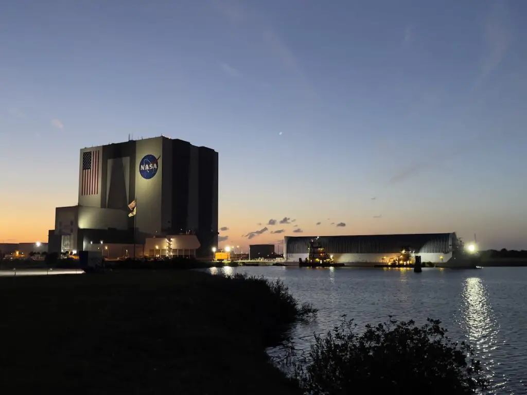 NASA barge delivers first SLS core stage to Kennedy Space Center