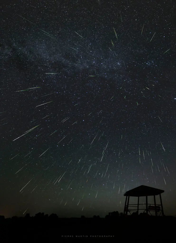 Perseid Outburst at Westmeath Lookout