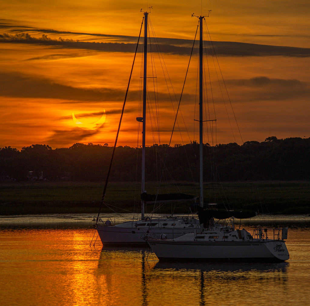 Eclipse on the Water