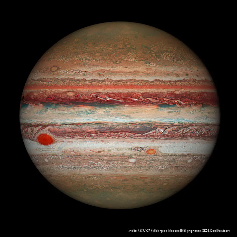 Hubble’s Jupiter and the Shrinking Great Red Spot