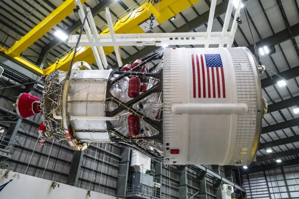 Final ICPS arrives in Florida for Artemis III SLS launch