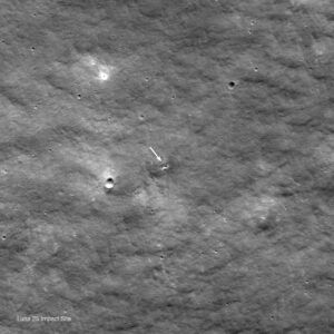 NASA’s LRO Spots Likely Luna-25 Crash Site