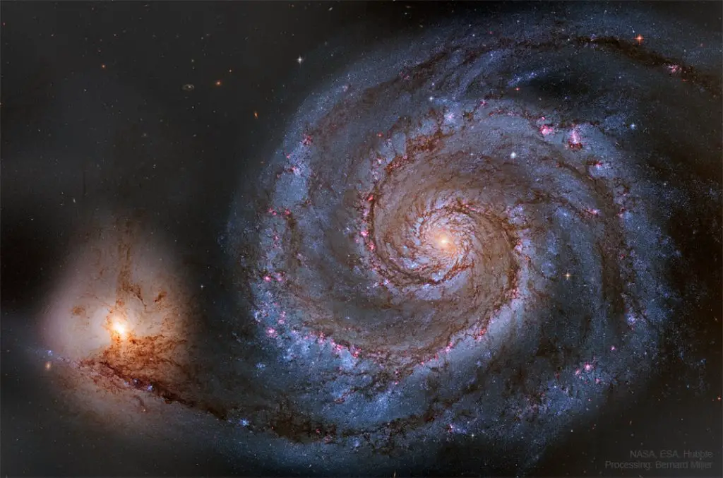 M51: The Whirlpool Galaxy from Hubble