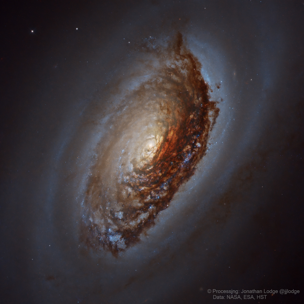 M64: The Black Eye Galaxy Close Up