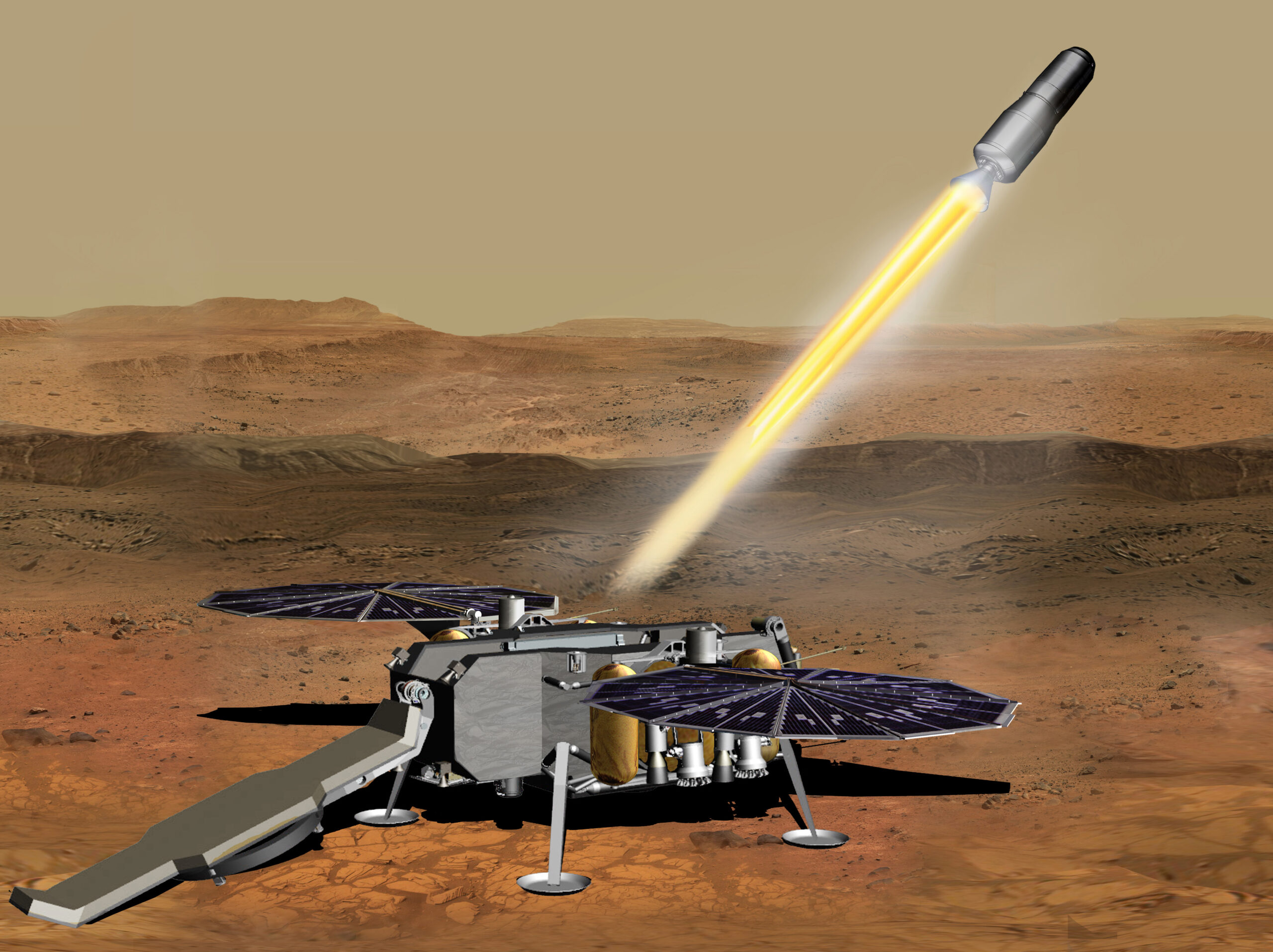 Mars Ascent Vehicle from Northrop Grumman takes shape for Mars Sample Return mission