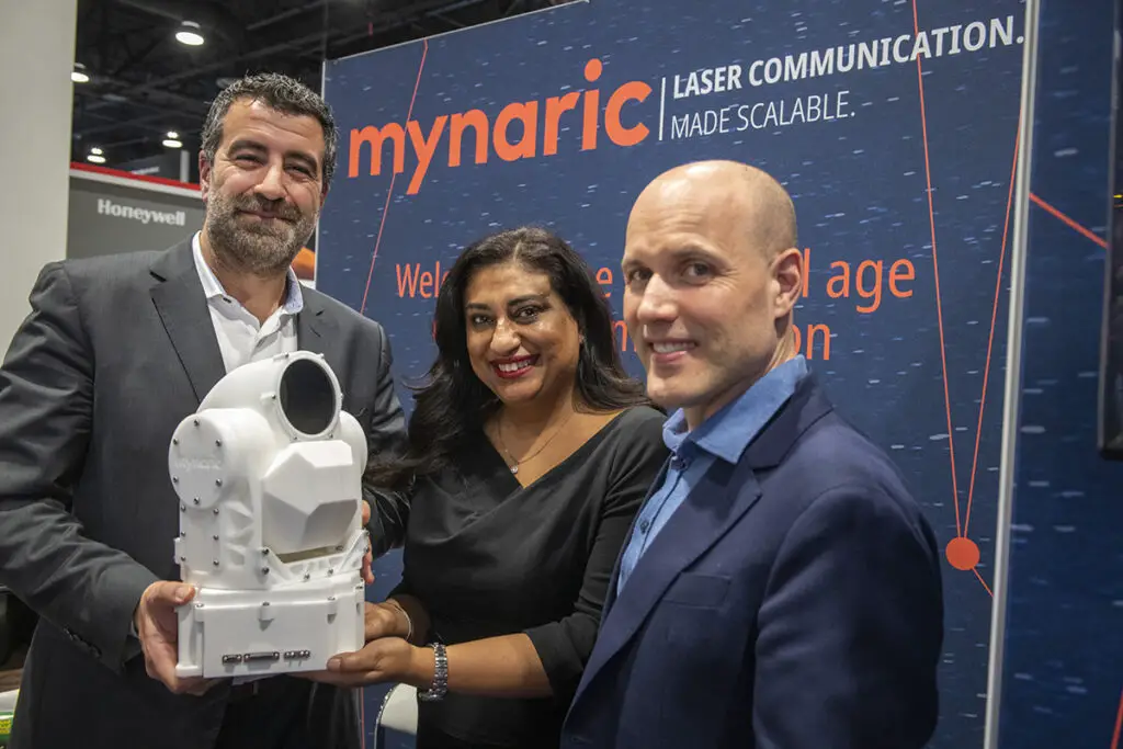 Mynaric debuts space laser terminal with sights on U.S. expansion