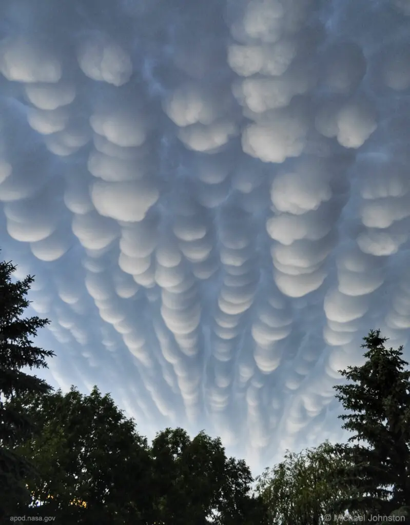 Mammatus Clouds over Saskatchewan