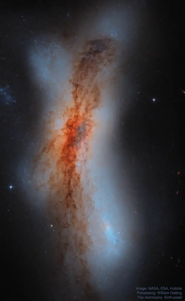 NGC 520: Colliding Galaxies from Hubble