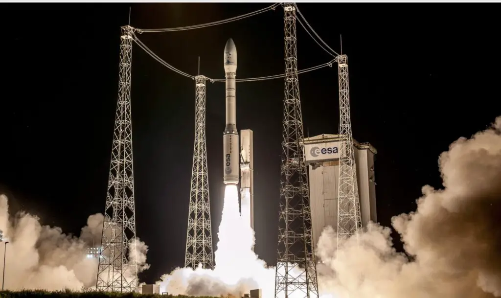 Earth observation satellite and secondary payloads launched on Arianespace Vega