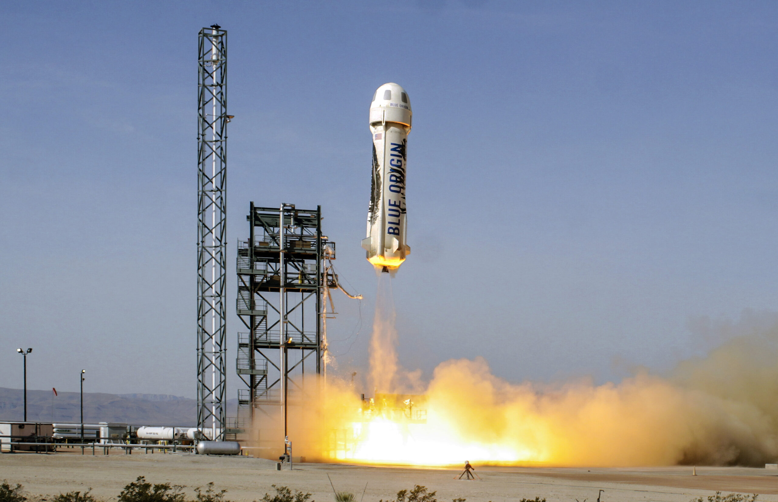 Someone has bid more than $2 million for the first New Shepard seat