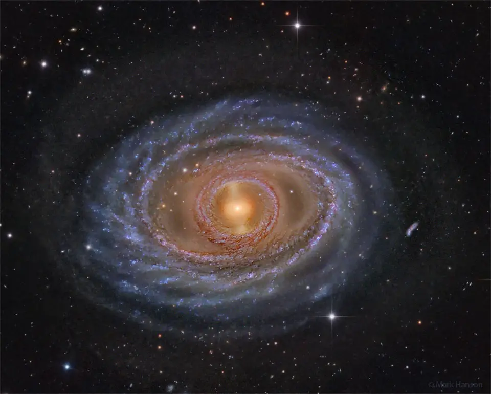 Rings and Bar of Spiral Galaxy NGC 1398