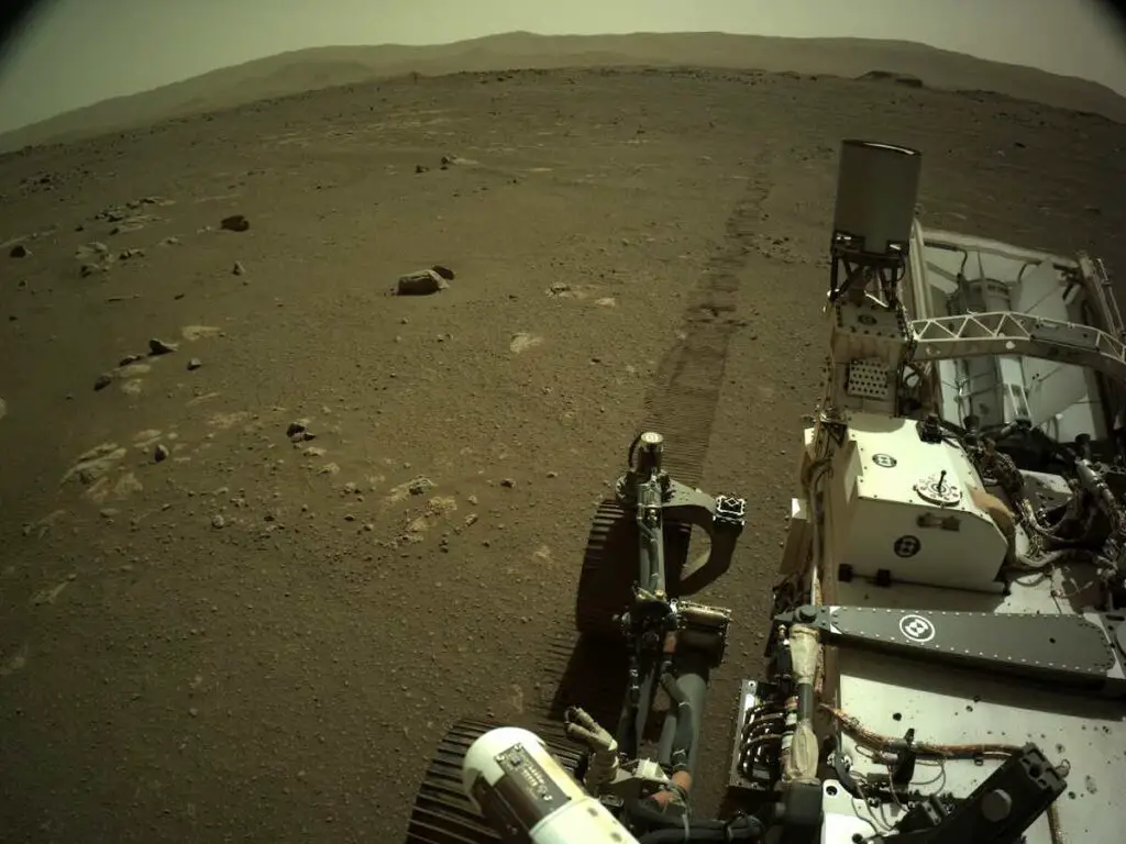 Perseverance rover records sounds of driving on Mars