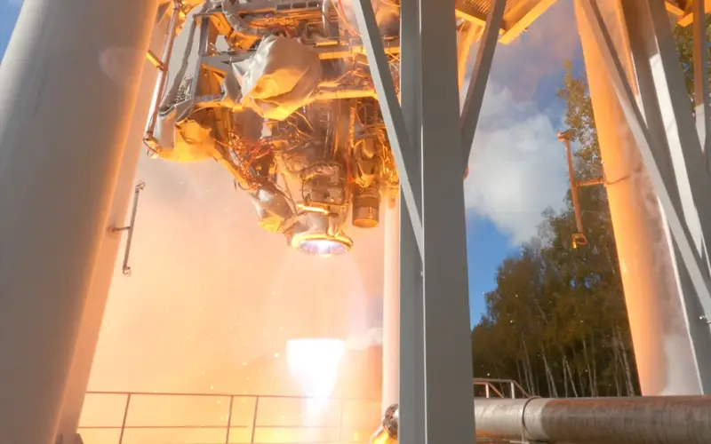 Prometheus Completes 30-Second Hot Fire Test