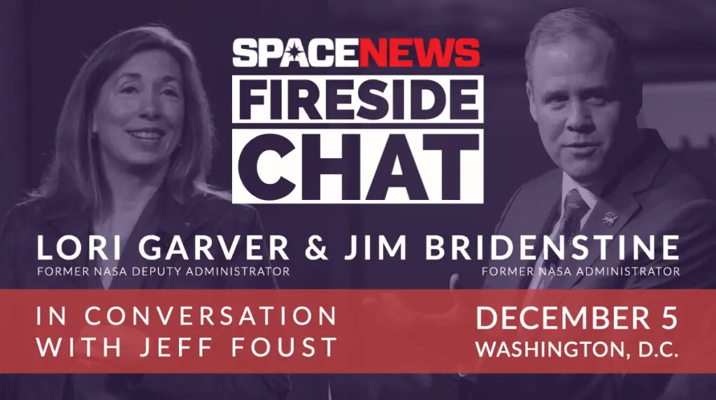 Join us for a fireside chat with Lori Garver & Jim Bridenstine