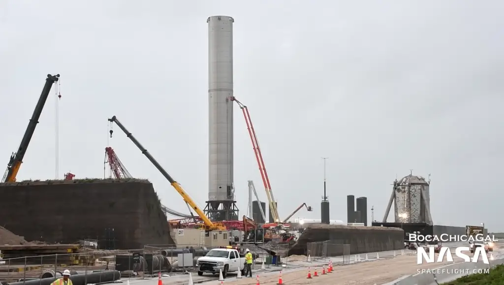 SpaceX prepares for first Super Heavy static fire