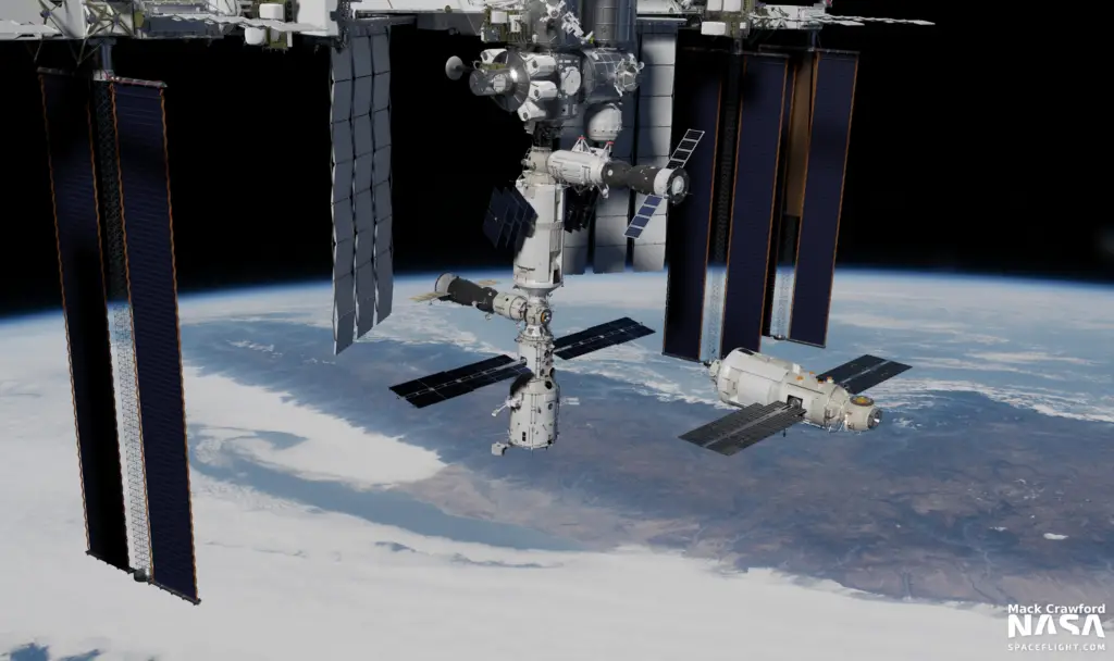 MLM Nauka docks to ISS, malfunctions shortly thereafter