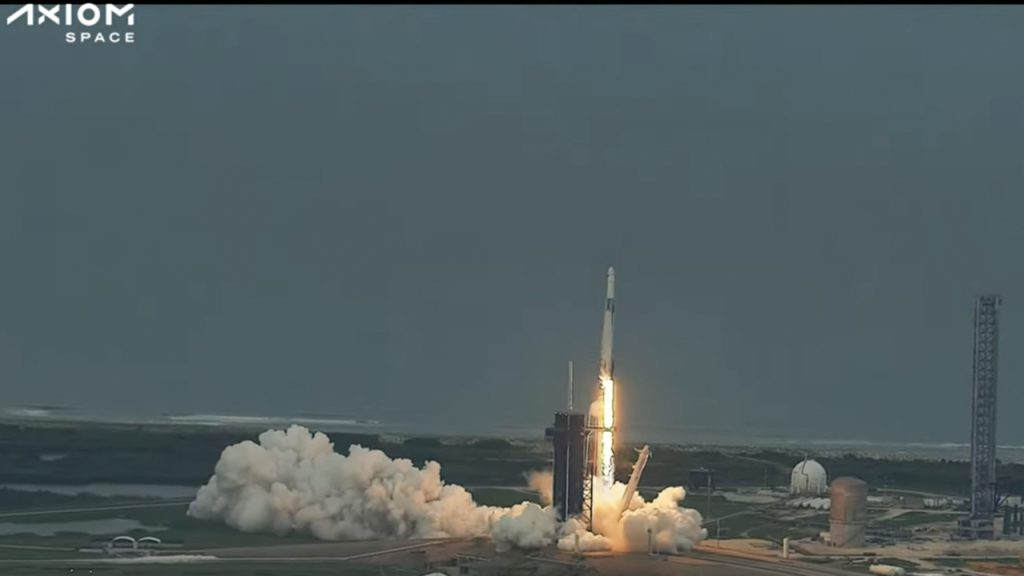 The Axiom-2 mission heads to the International Space Station courtesy of SpaceX