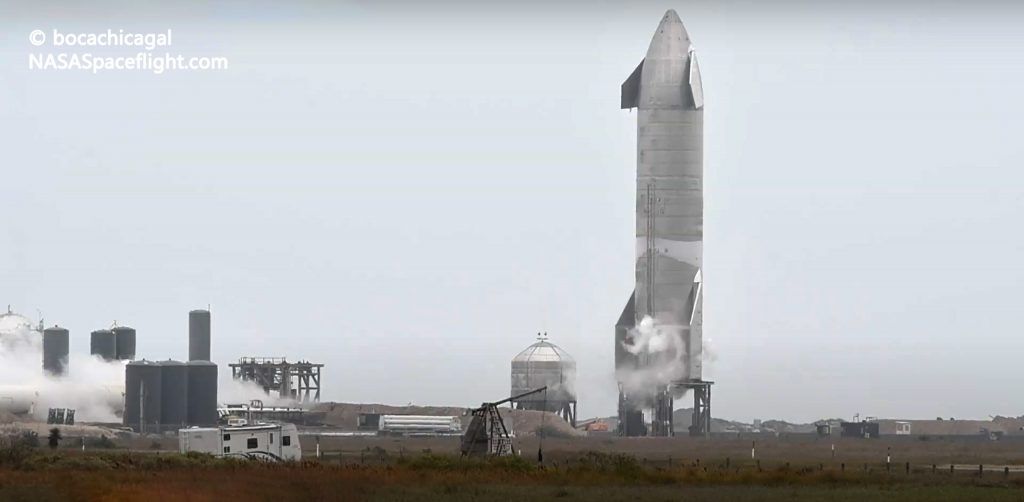 SpaceX aborts several Starship static fire attempts, rolls test tank to the pad