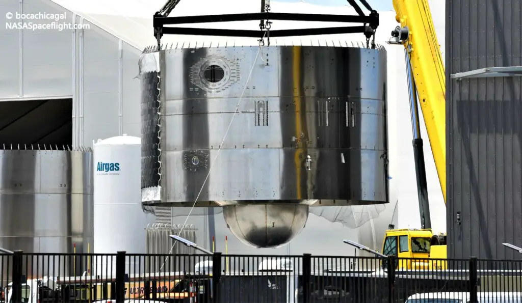 SpaceX begins assembling first orbital Starship and Super Heavy booster