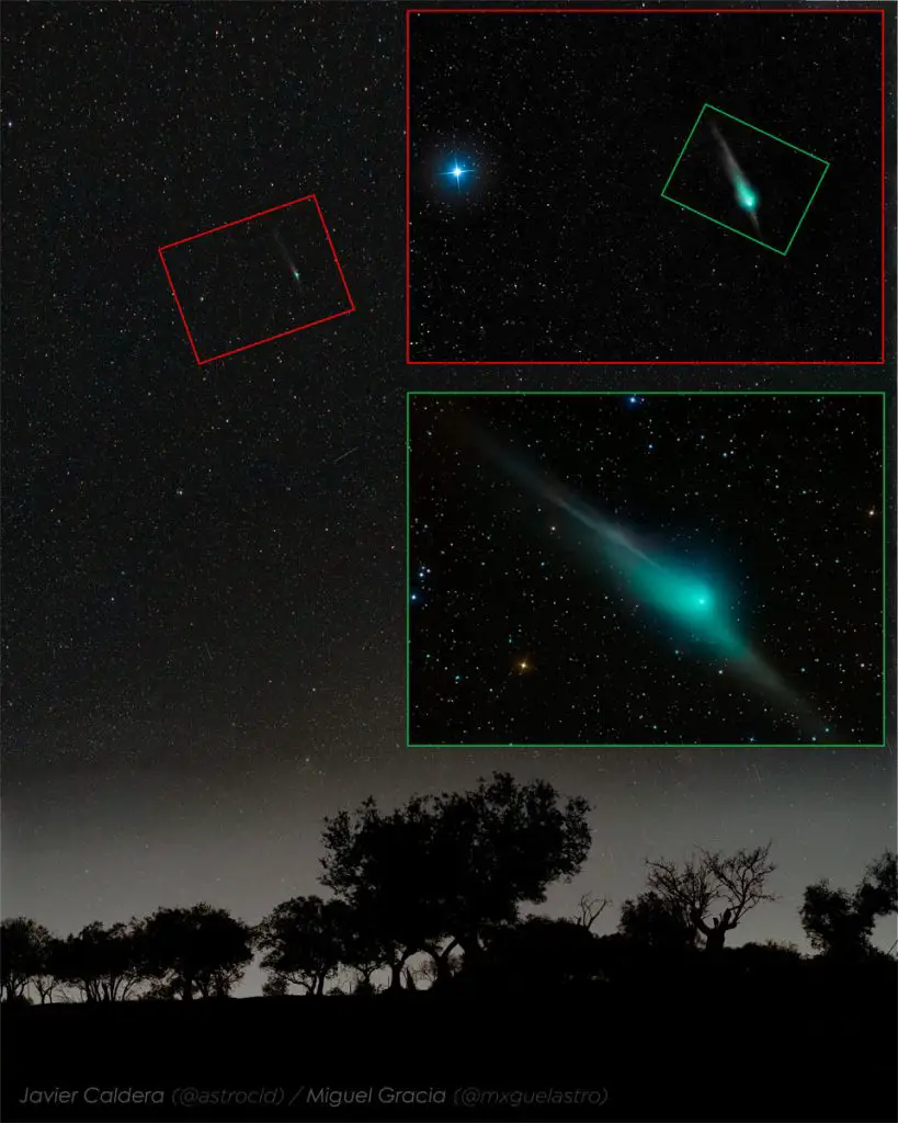 A Triple View of Comet ZTF