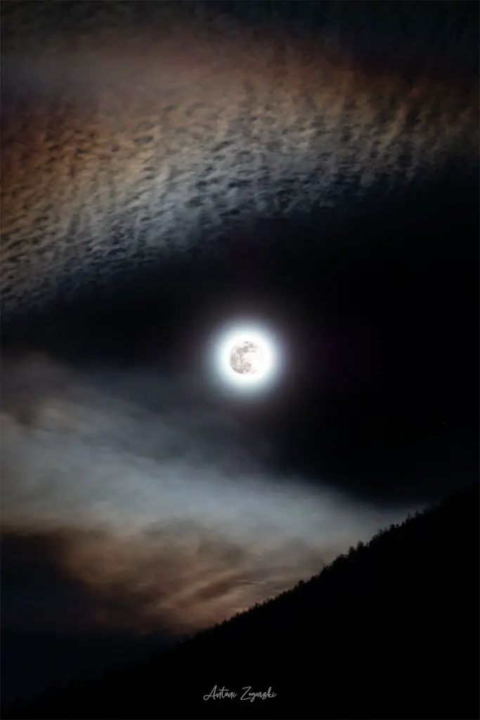 A January Wolf Moon