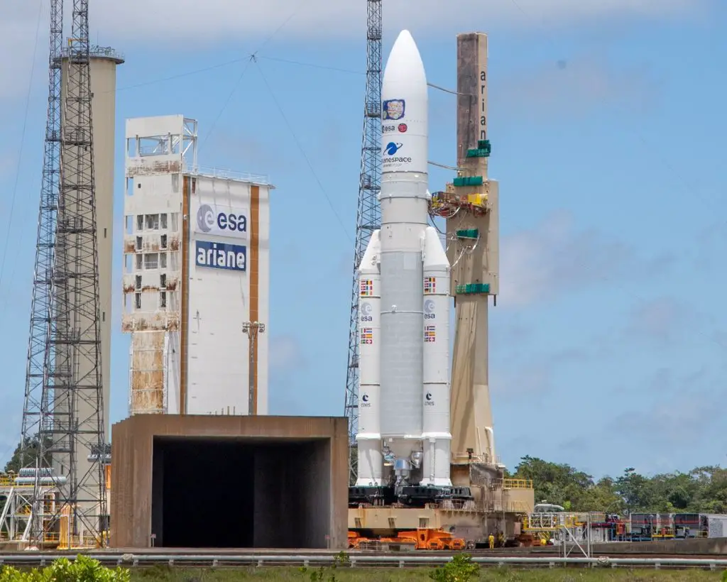 Ariane 5 ready to launch ESA’s JUICE mission to Jupiter