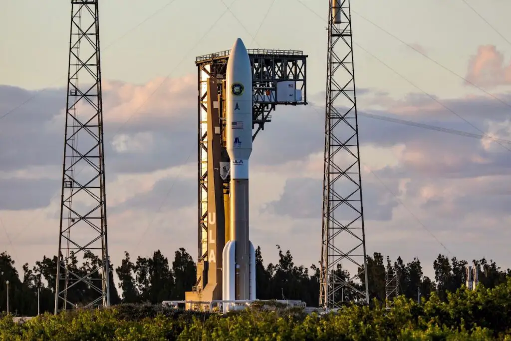 Atlas 5 rocket, NRO payload return to launch pad after repairs