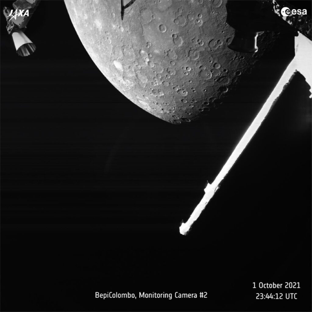 BepiColombo gets first glimpse of Mercury
