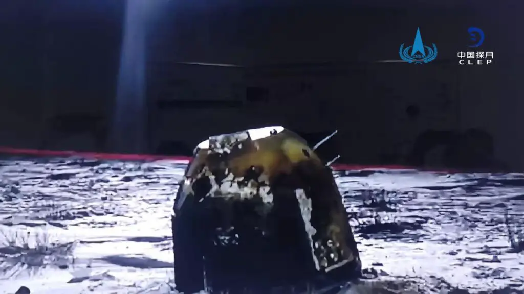 Chinese sample return capsule lands on Earth after round-trip flight to moon