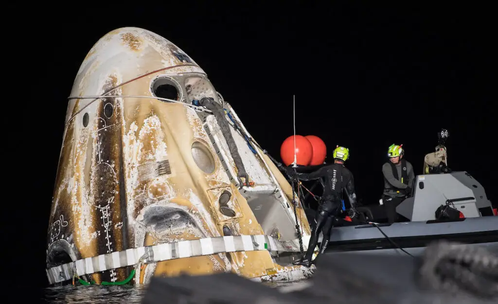 Splashdown of SpaceX capsule caps busy season of space station crew rotations