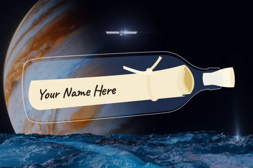 NASA Invites Public to Sign Poem That Will Fly Aboard Europa Clipper