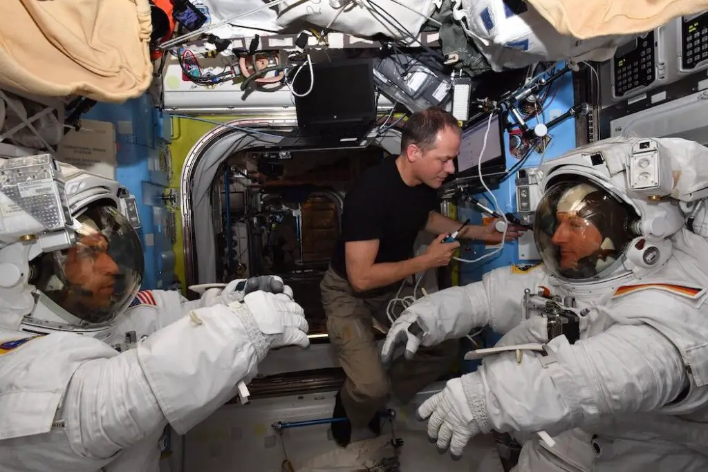 Astronauts complete spacewalk for space station maintenance and upgrades