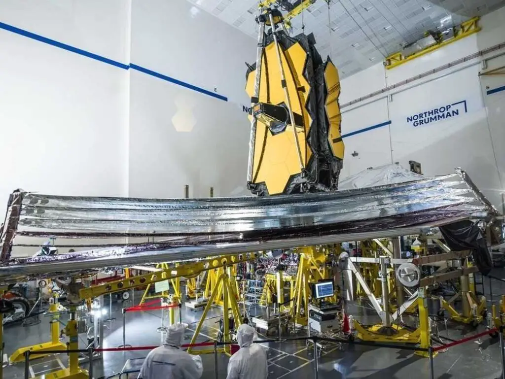 James b Space Telescope fully deploys, Northrop Grumman marks