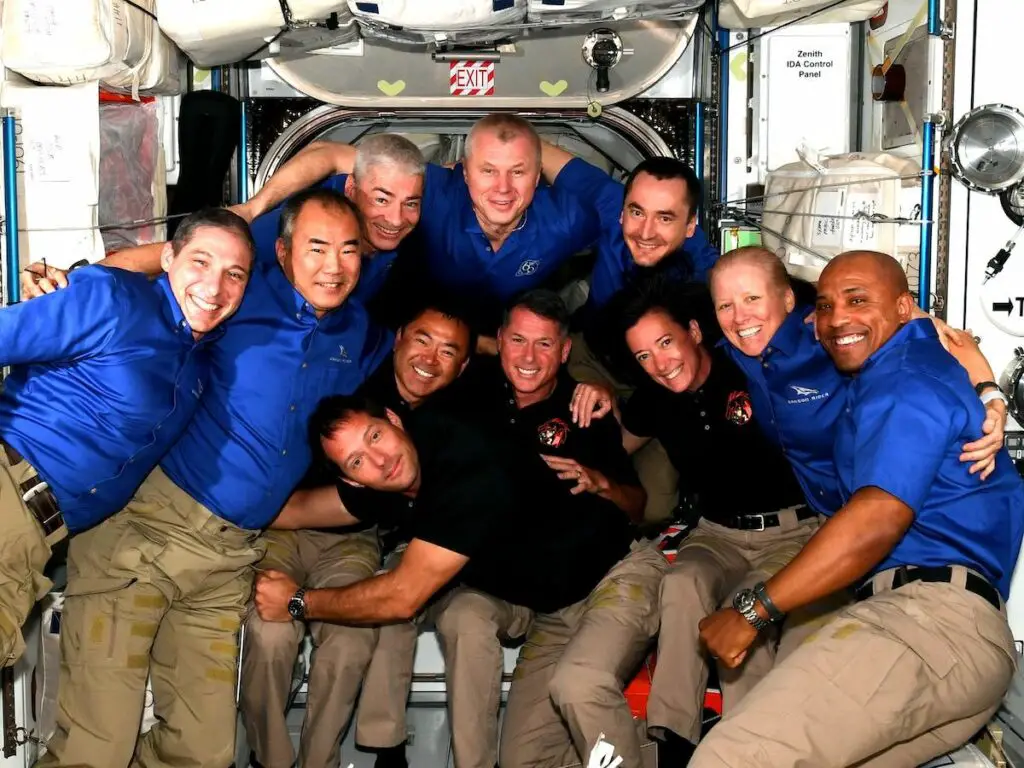 With SpaceX crew docking, it’s a full house on the International Space Station